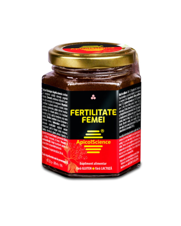 Pentru femei - FERTILITATE FEMEI 225 G APICOLSCIENCE
