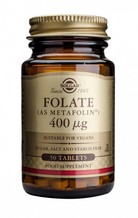 Afectiuni - FOLATE (METAFOLIN) 400 µG 50 CPS
