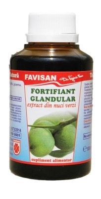 Detoxifiere - FORTIFIANT GLANDULAR - EXTRACT DIN NUCI VERZI 100 ML
