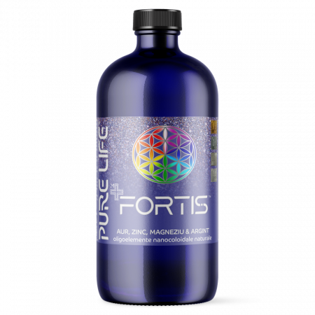 Argint coloidal - FORTIS (AU, AG, MG, ZN) 35 PPM 480 ML