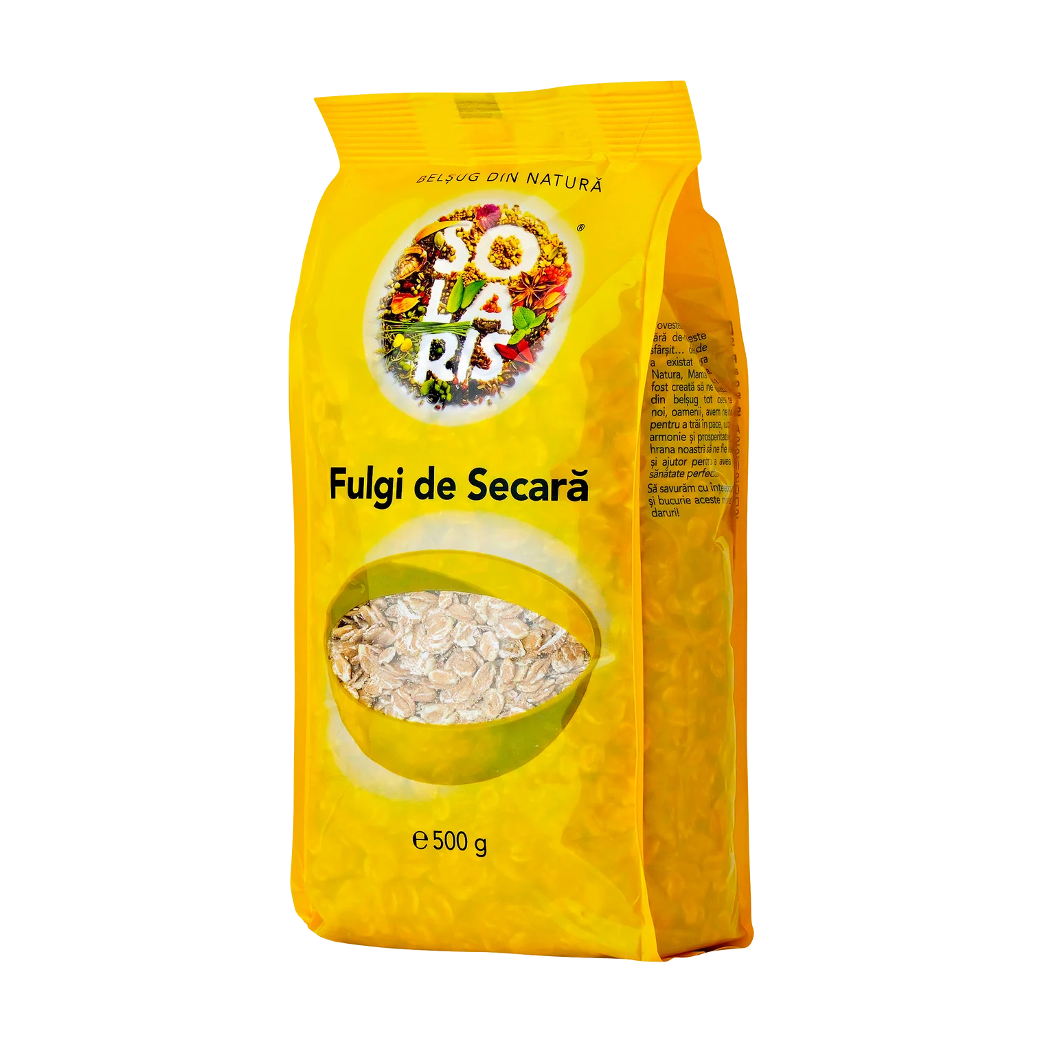 Fulgi, Musli - FULGI DE SECARA 500 G SOLARIS