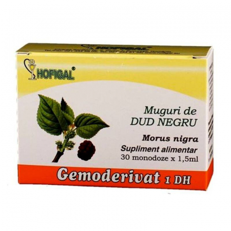 Suplimente - GEMODERIVAT DUD NEGRU 30 MONODOZE