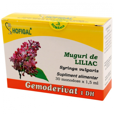 Suplimente - GEMODERIVAT LILIAC 30 MONODOZE