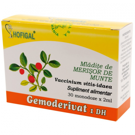 Suplimente - GEMODERIVAT MERISOR DE MUNTE 30 MONODOZE