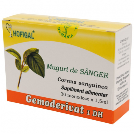 Suplimente - GEMODERIVAT SANGER 30 MONODOZE