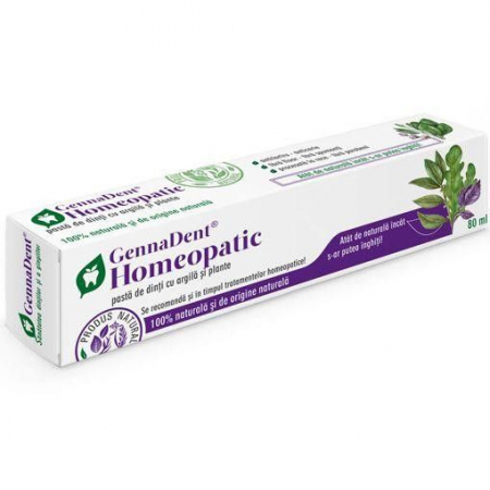 Igienă bucală - GENNADENT HOMEOPATIC 80 ML