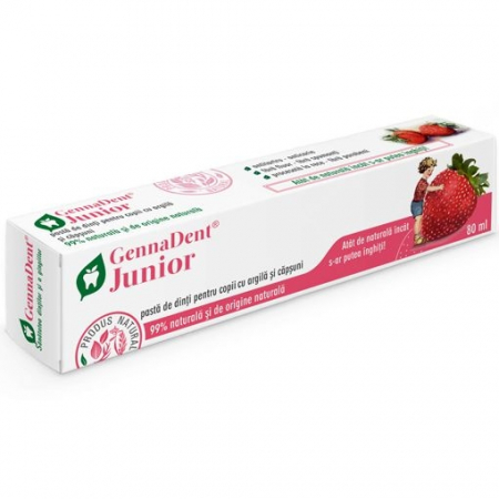 Îngrijire corp - GENNADENT JUNIOR CAPSUNI 80ML