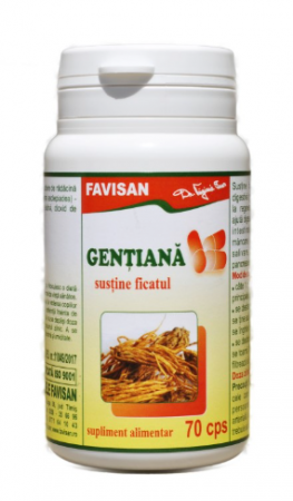 Afectiuni hepato biliare - GENTIANA 70 CPS
