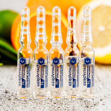 Îngrijire ten - GH3 HYALURON C - FIOLE CU ACID HIALURONIC SI VITAMINA C