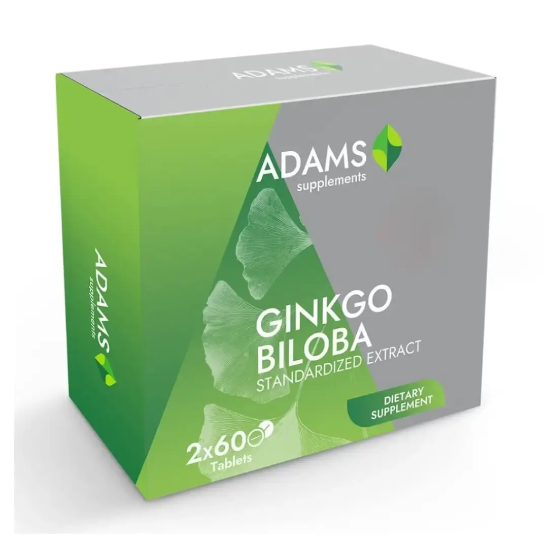 Circulație sangvină - GINKGO BILOBA 60 CPS Pachet 1+1