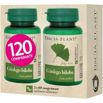 Suplimente - GINKGO BILOBA 120 CPS