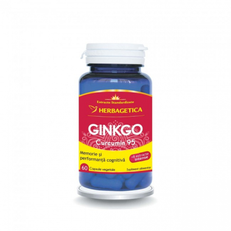 Suplimente - GINKGO+CURCUMIN 95 60 CPS