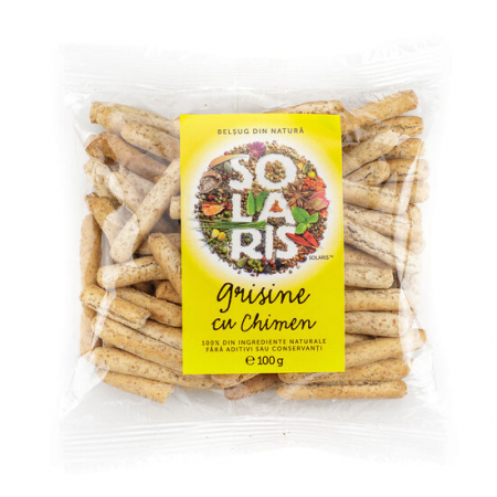 Alimentare - GRISINE FAINA INTEGRALA SI CHIMEN 100G