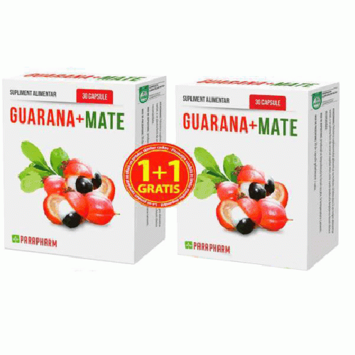 Suplimente - GUARANA+MATE 30 CPS 1+1 GRATIS