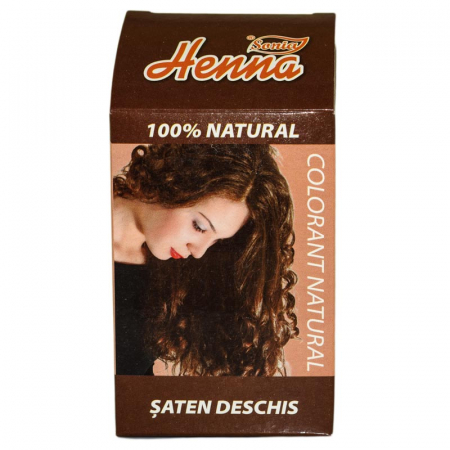 Îngrijire păr - HENNA SATEN DESCHIS 100 G