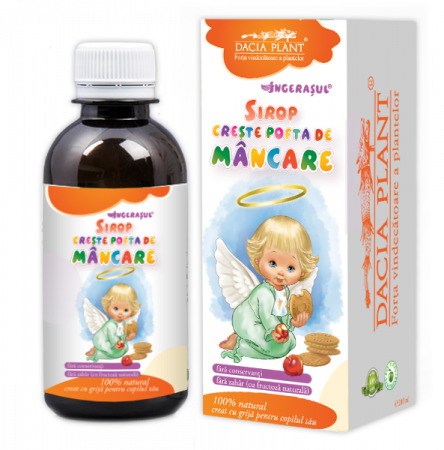 Pediatrie - INGERAS CRESTE POFTA DE MANCARE SIROP 200 ML