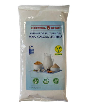 Vegan - INSTANT DE BAUTURA DIN SOIA, CALCIU, LECITINA 500G
