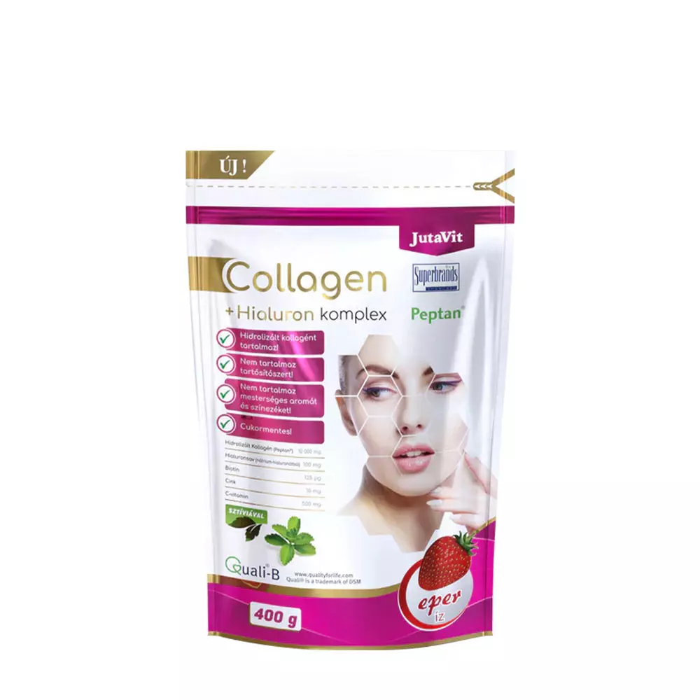 Pulberi - JUTAVIT COLAGEN PULBERE GUST CAPSUNI 400 G