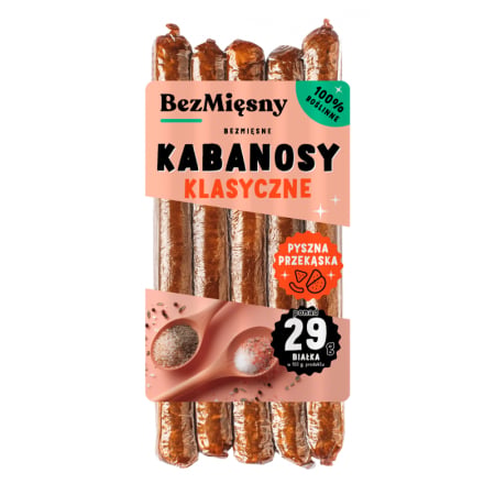 Vegan - KABANOS CLASIC DIN LEGUME 160 G