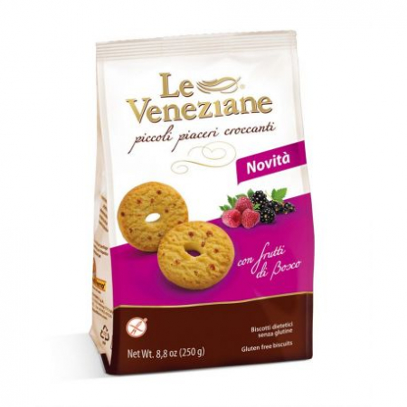 Dulciuri - LE VENEZIENE BISCUITI CU FRUCTE DE PADURE 250 G
