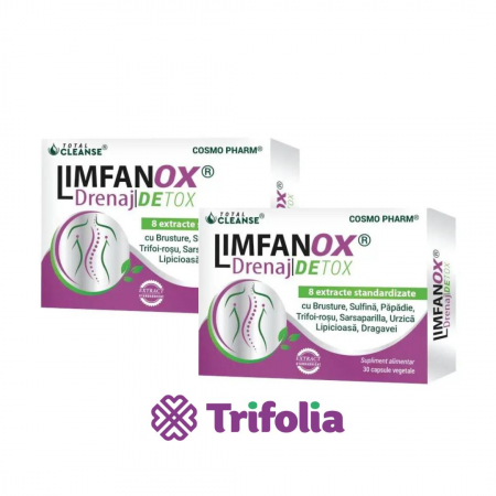 Suplimente - LIMFANOX 750 MG 30 +30 CPS