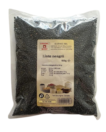 Leguminoase - LINTE NEAGRA 500 G