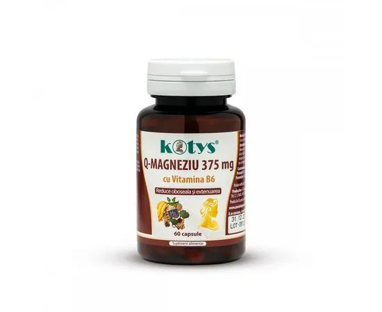 Afectiuni - MAGNEZIU 375MG + B6 60CPS