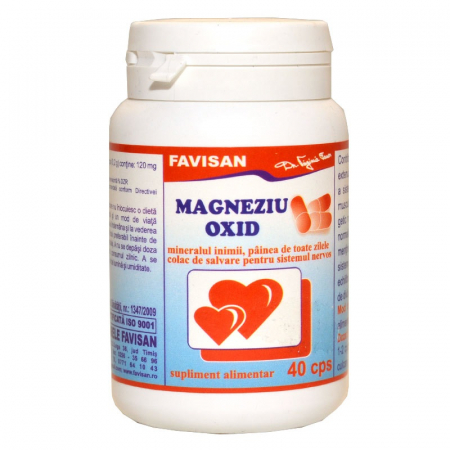 Colesterol - MAGNEZIU OXID 40 CPS