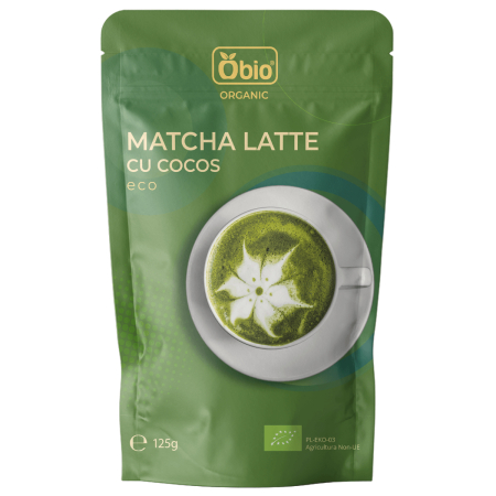 MATCHA LATTE CU COCOS BIO 125g
