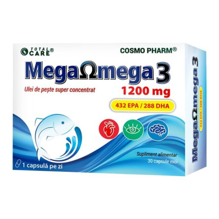 Memorie - MEGA OMEGA 3 432 EPA/288 DHA 30 CPS