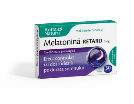 Suplimente - MELATONINA RETARD 5 MG*30 CPS