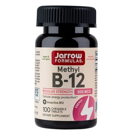 Vitamine si Minerale - Methyl B-12 (Vitamina B12) 500mcg 100 comprimate masticabile