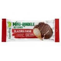 Alimentare - MINI RONDELE DIN OREZ CU CACAO FARA ZAHAR 24 G