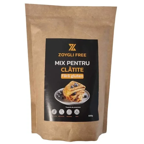 Faină - MIX PENTRU CLATITE FARA GLUTEN 500G