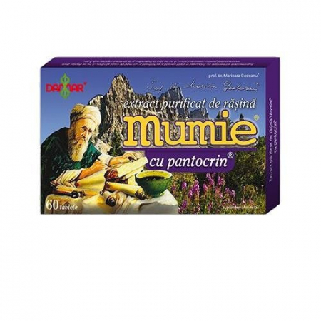 Suplimente - MUMIE-EXTRACT DE RASINA+PANTOCRIN 60 CPR