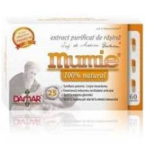 Suplimente - MUMIE - EXTRACT PURIFICAT DE RASINA 60 CPS