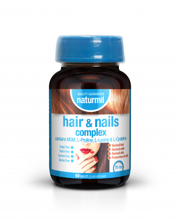 Suplimente - NATURMIL HAIR & NAIL COMPLEX 60TB