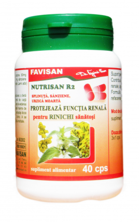 Capsule, Comprimate - NUTRISAN R 2 - SPLINUTA, SÂNZÂIENE, URZICA MOARTA 40 CPS