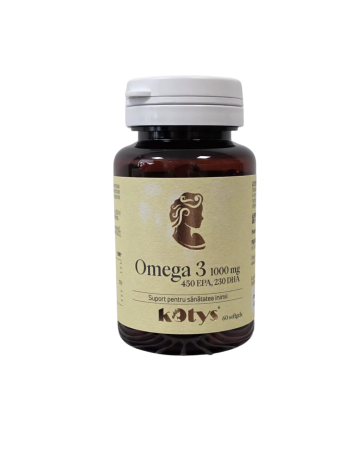 Capsule, Comprimate - OMEGA 3 ULEI DE PESTE 1000MG 60 CPS kotys