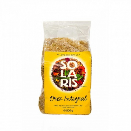 Alimentare - OREZ INTEGRAL 500 G SOLARIS