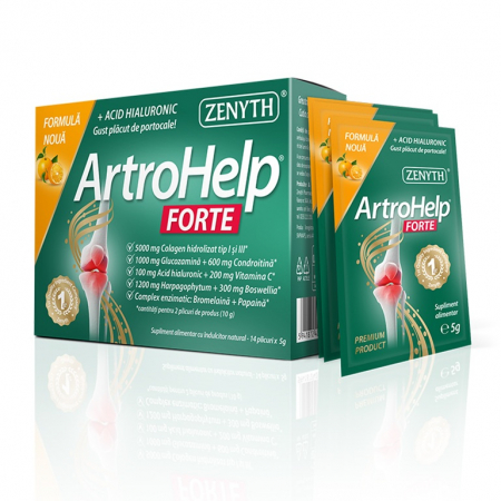Sistemul osos si articulatii - PACHET ARTROHELP FORTE 28 PLIC+14 PLIC