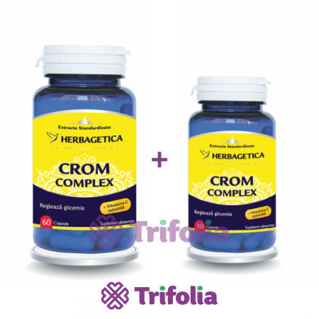 Colesterol - PACHET CROM COMPLEX 60 CPS +10 CPS