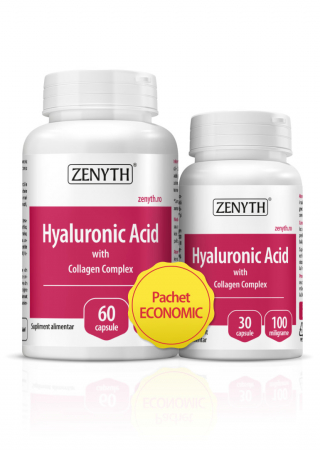 Piele, par si unghii - PACHET HYALURONIC ACID 60 CPS+30CPS