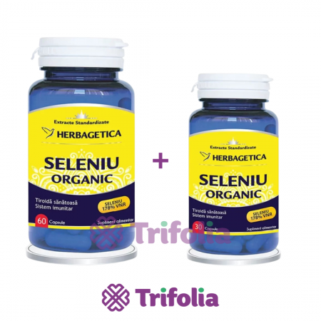 Suplimente - PACHET SELENIU ORGANIC 60 CPS +30 CPS