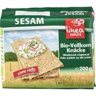 Produse BIO - PAINE CROCANTA DIN SECARA INTEGRALA CU SUSAN 200G