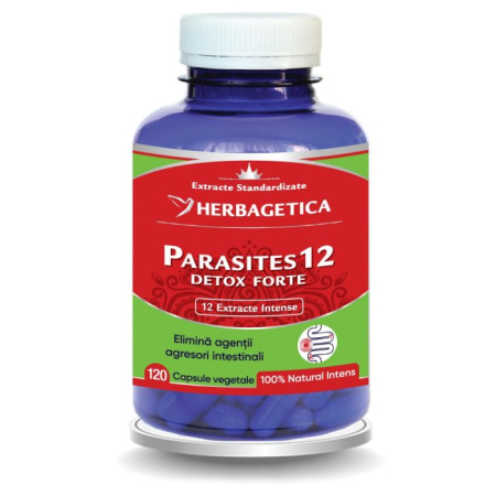 Capsule, Comprimate - PARASITES 12 DETOX FORTE 120 CPS