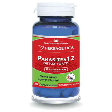 Suplimente - PARASITES 12 DETOX FORTE 30 CPS