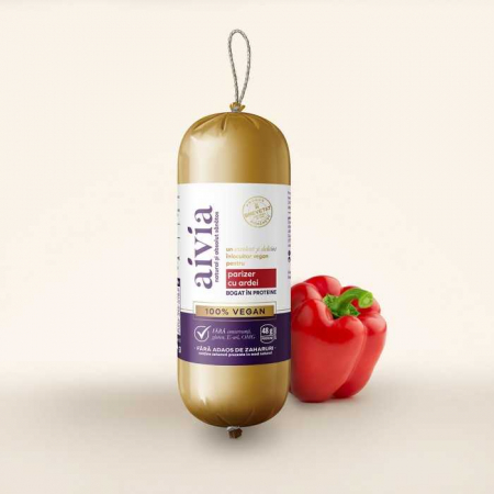 Alimentare - PARIZER VEGAN CU ARDEI 300G