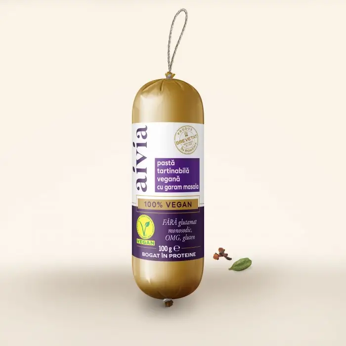 Vegan - PASTA TARTINABILA VEGANA CU GARAM MASALA 100 G