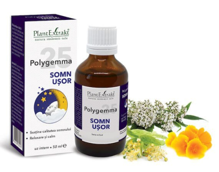 Tincturi - POLYGEMMA NR. 25 - SOMN UȘOR 50 ML